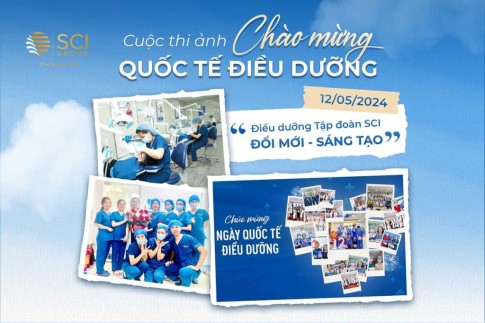 “ĐIỀU DƯỠNG TẬP ĐOÀN SCI, ĐỔI MỚI – SÁNG TẠO”, CUỘC THI ẢNH CHÀO MỪNG NGÀY QUỐC TẾ ĐIỀU DƯỠNG 12/5