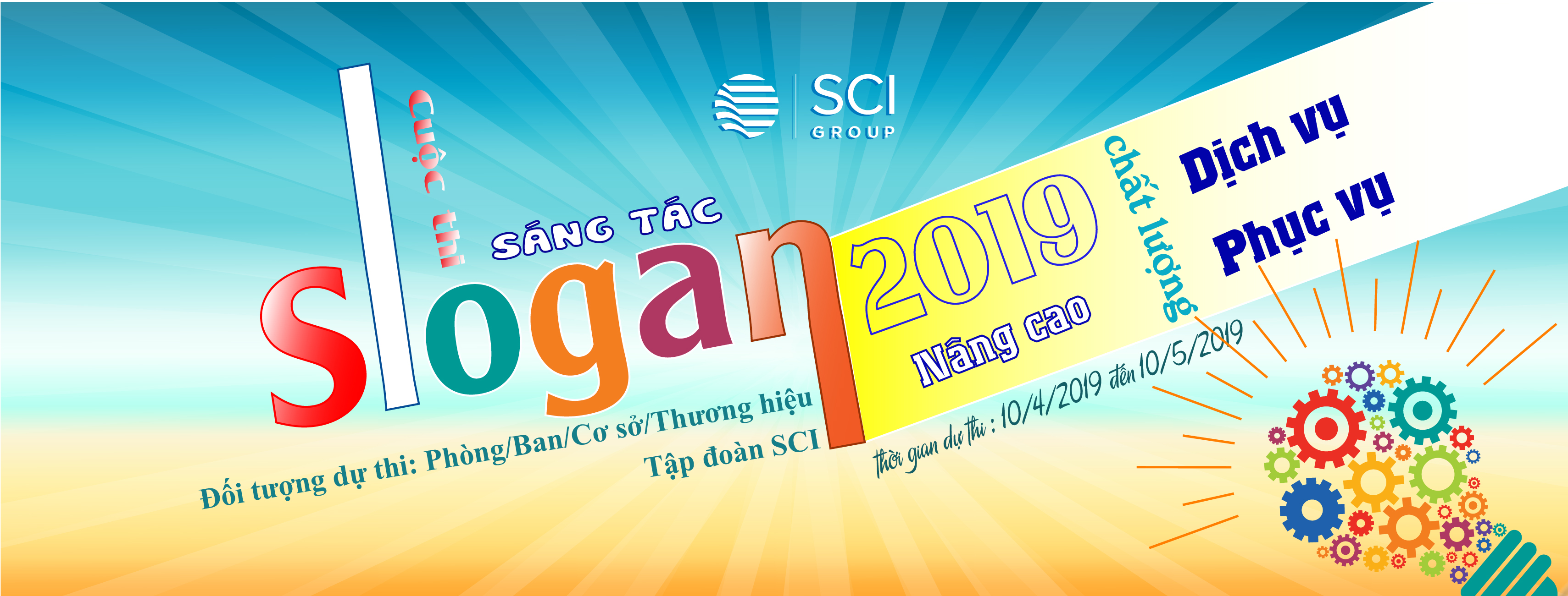 Cuộc thi Sáng tác Slogan các Phòng/Ban/Cơ sở/Thương hiệu Tập đoàn SCI